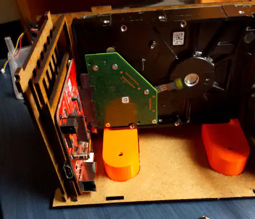 First revision of the case, partially assembled