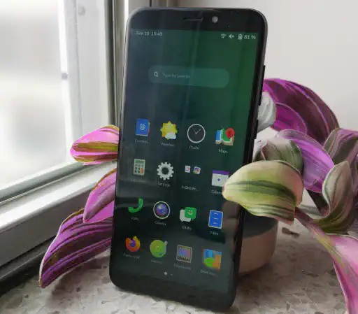 A photo of the Pinephone